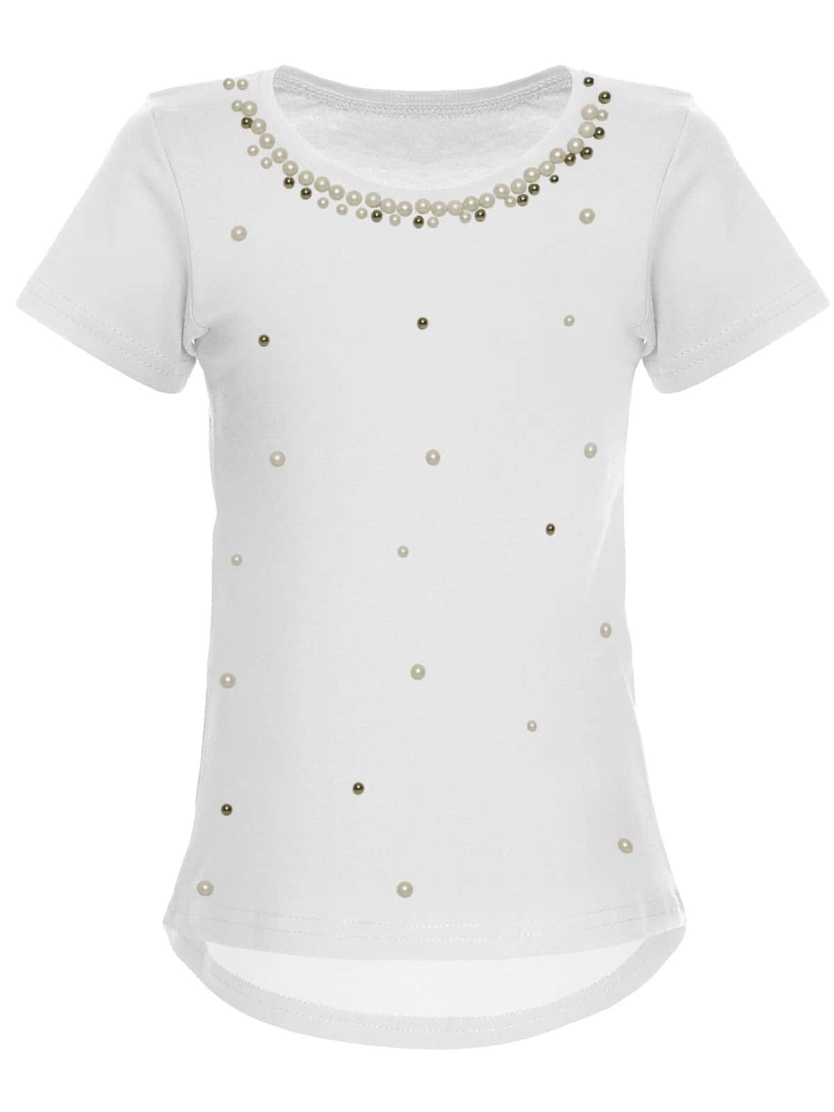 BEZLIT Mädchen T-Shirt mit Kunst-Perlen
