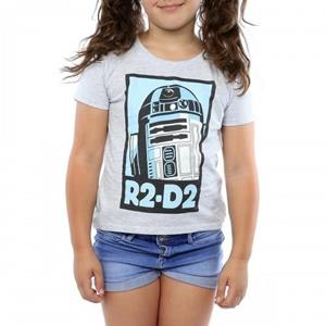 Star Wars Childrens/Kids R2-D2 Poster Heather T-shirt