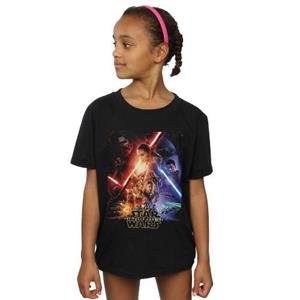 Pertemba FR - Apparel Star Wars: The Force Awakens Meisjes Poster Katoen T-Shirt
