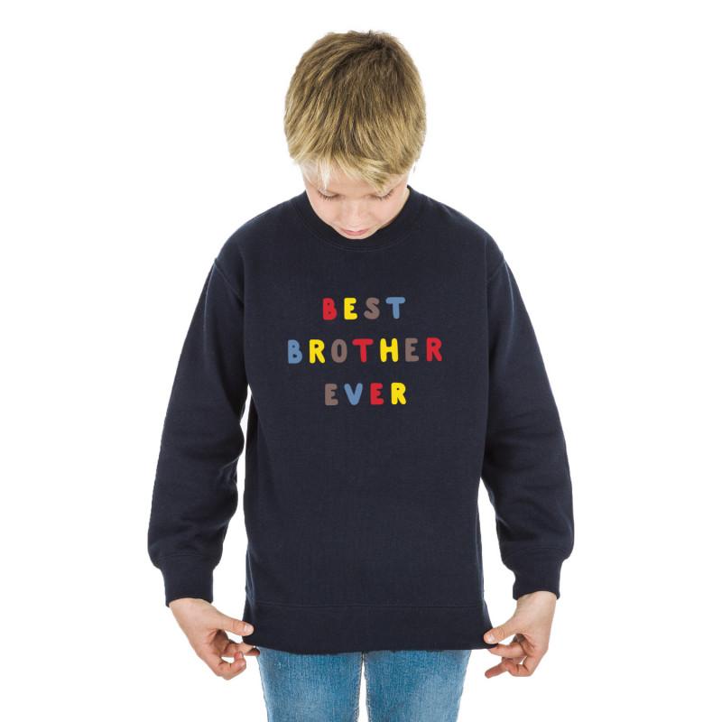 We are family BESTE BROER OOIT KLEURRIJK Kindersweater WAF