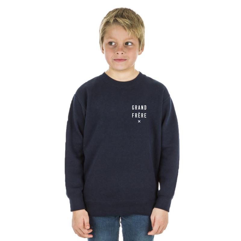 We are family Kindersweater BIG BROTHER X CŒUR WAF
