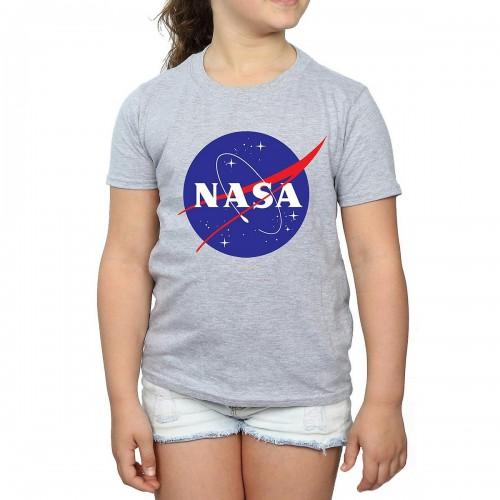 NASA Meisjes Insignia Logo T-Shirt