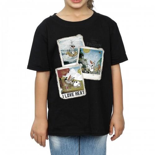 Frozen Olaf Polaroid katoenen T-shirt voor meisjes