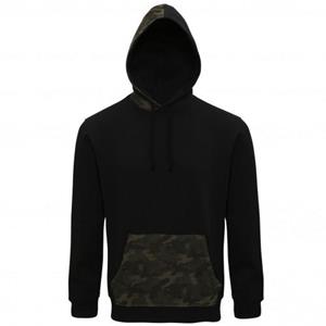 Asquith & Fox Asquith & Fox Camo getrimde herenhoodie