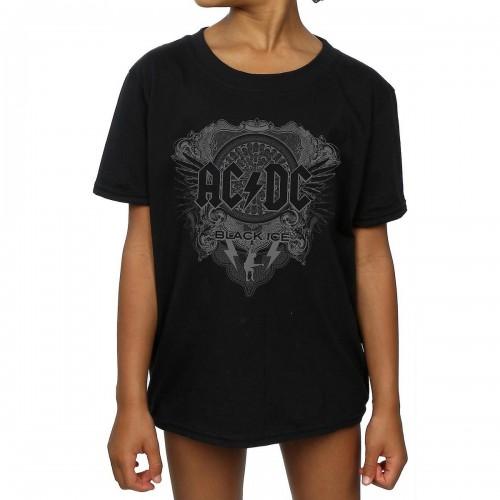 AC/DC Zwart ijskatoenen T-shirt voor meisjes