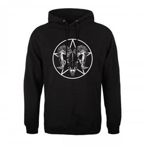Grindstore Heren Ram Skull Pentagram-hoodie
