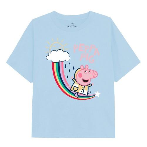 Peppa Pig meisjes T-shirt met regenboogslip