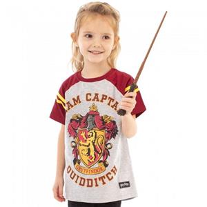 Harry Potter Girls Quidditch Team Captain T-shirt met korte mouwen