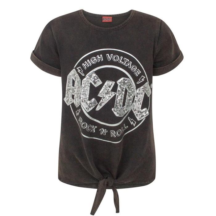 AC/DC Hoogspanning T-shirt met korte mouwen voor meisjes