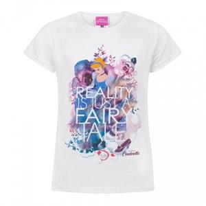 Cinderella Assepoester Girls Reality is gewoon een sprookjes T-shirt met korte mouwen