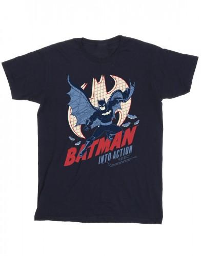 DC Comics Girls Batman Into Action katoenen T-shirt