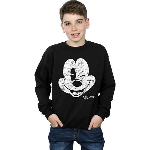 Disney Boys Mickey Mouse Gezicht Katoen Sweatshirt