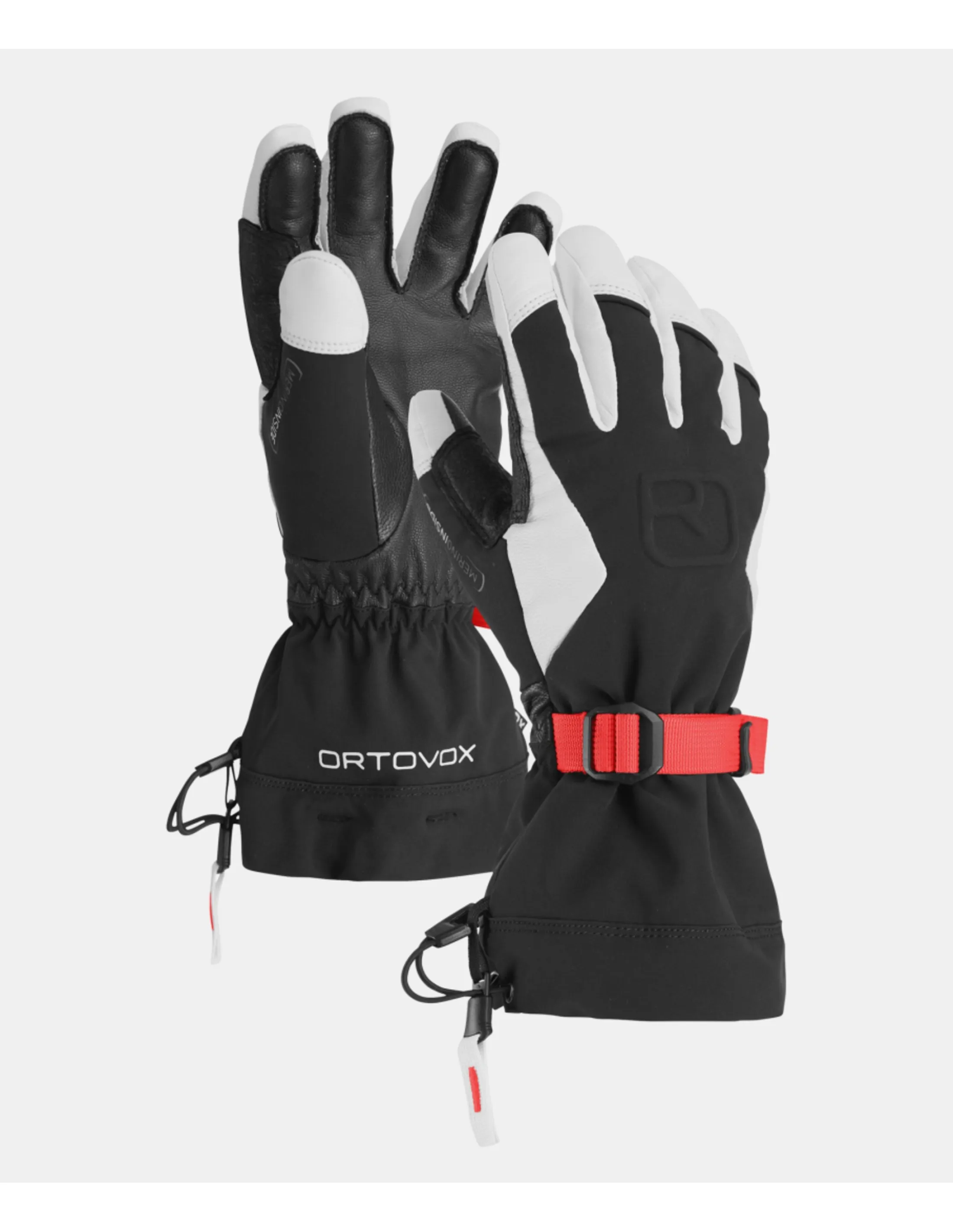 Ortovox Merino Freeride Glove W (Maat - M, Kleur - Black-Raven)