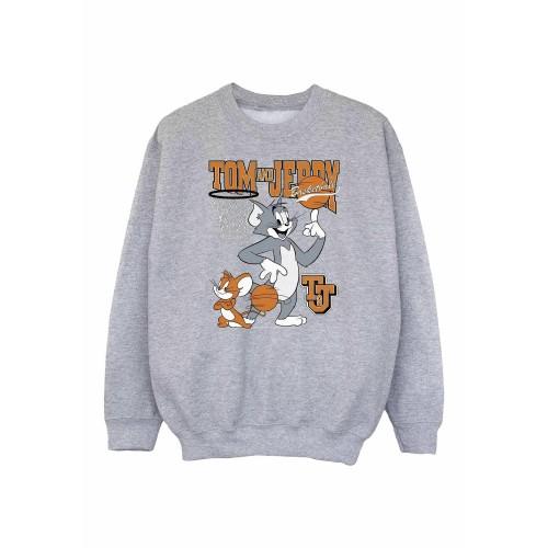 Tom And Jerry Tom en Jerry jongens draaiend basketbalsweatshirt