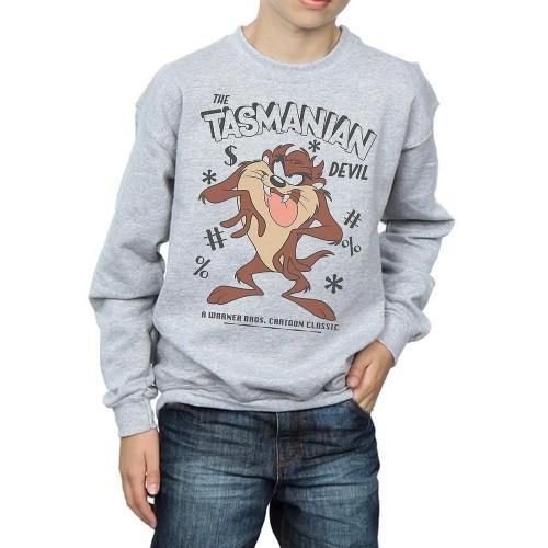 Looney Tunes jongens Tasmaanse duivel vintage sweatshirt
