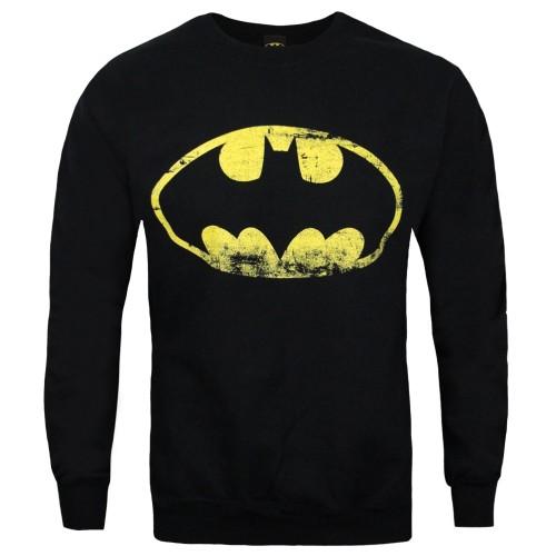 Batman officieel heren sweatshirt met verontrust logo