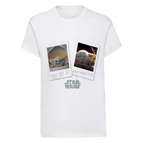 Star Wars: The Mandalorian Boys Eerste Trip Out Het Kind T-Shirt