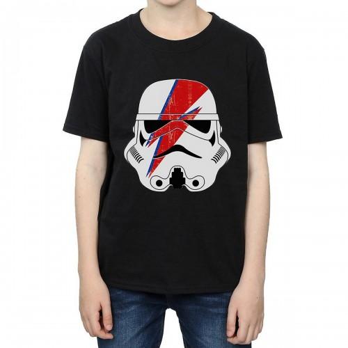 Star Wars Boys Glam Stormtrooper Lightning Bolt Cotton T-Shirt