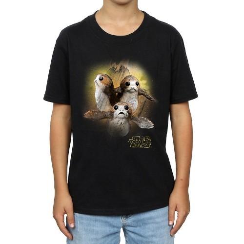 Pertemba FR - Apparel Star Wars: The Last Jedi Boys Porg Geborsteld Katoenen T-Shirt
