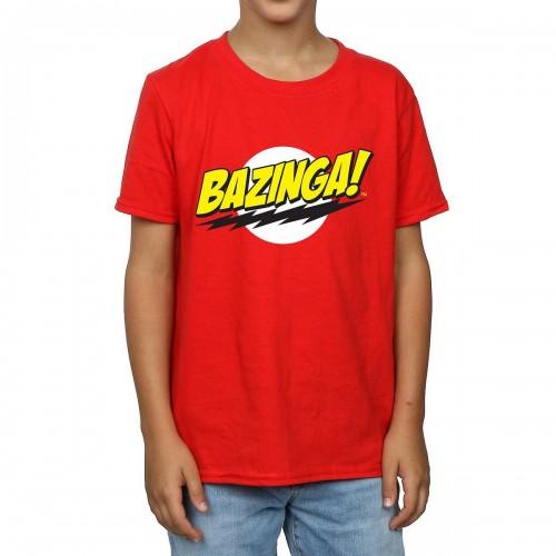 The Big Bang Theory Het Bazinga katoenen T-shirt voor jongens van de Big Bang Theory
