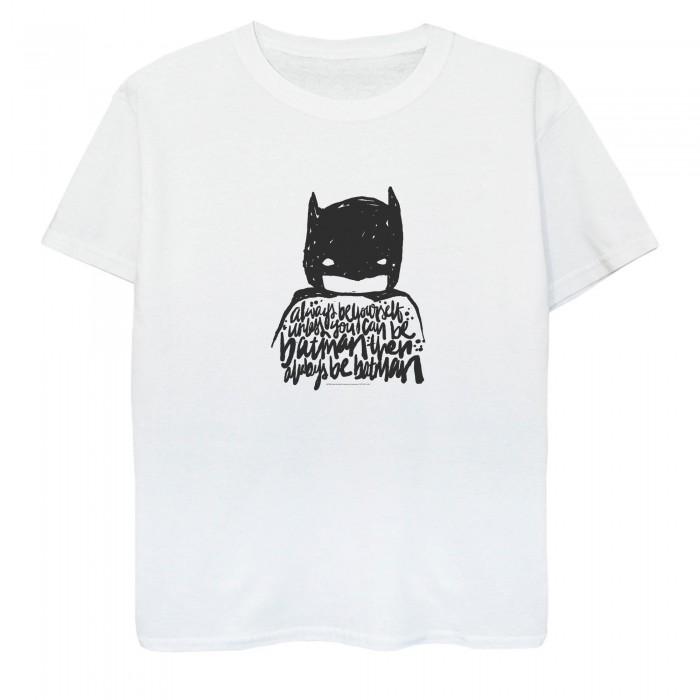 Batman jongens altijd jezelf logo katoenen T-shirt