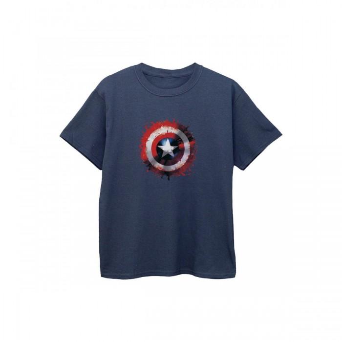 Captain America Boys Art Shield T-shirt