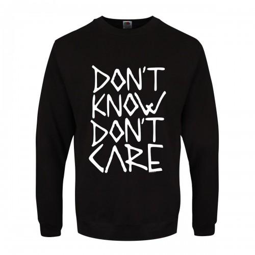 Grindstore heren don't know don't care trui