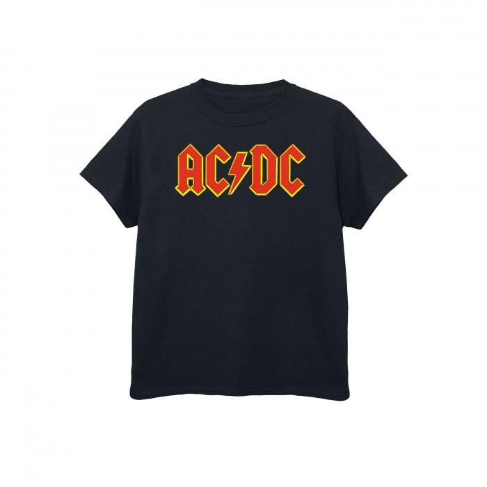 AC/DC AC / DC Jongens Logo Katoen T-Shirt