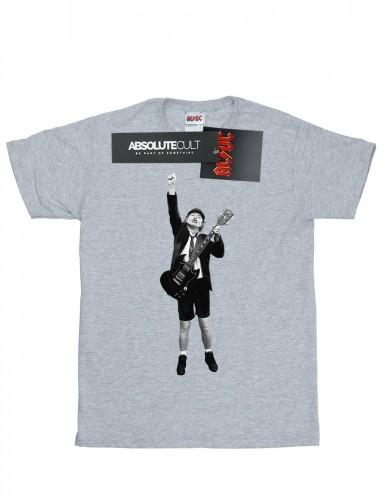 AC/DC Angus Young uitgesneden katoenen T-shirt voor meisjes