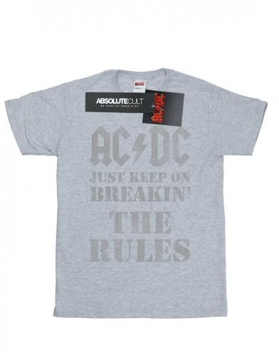 AC/DC meisjes blijven gewoon de regels overtreden Katoenen T-shirt