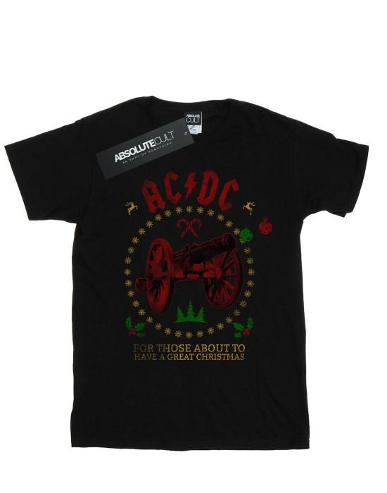 AC/DC meisjes Kerstmis voor die katoenen T-shirt