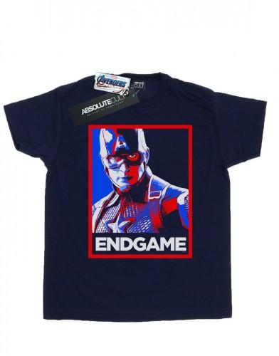 Marvel Boys Avengers eindspel Captain America poster T-shirt