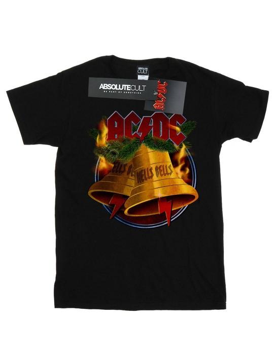 AC/DC Kerst Hells Bells katoenen T-shirt voor meisjes