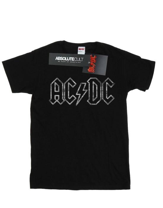 AC/DC katoenen T-shirt met gekarteld logo voor meisjes