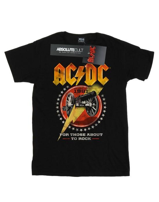 AC/DC meisjes voor degenen die op het punt staan ​​te rocken, katoenen T-shirt uit 1981
