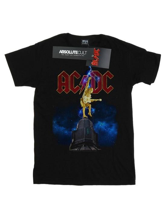 AC/DC Lightning-katoenen T-shirt met stijve bovenlip voor meisjes