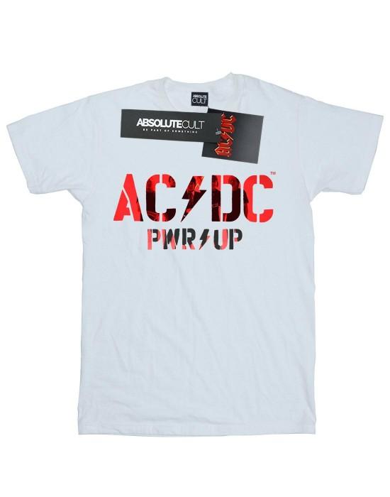 AC/DC katoenen T-shirt met PWR UP fotologo voor meisjes