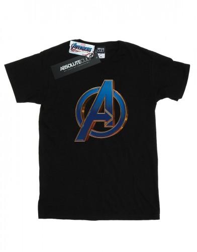 Marvel Girls Avengers Endgame heroïsch logo katoenen T-shirt