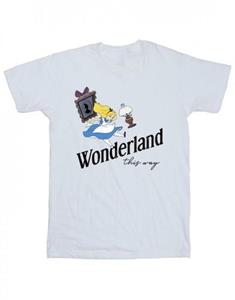 Disney jongens Alice In Wonderland This Way T-shirt