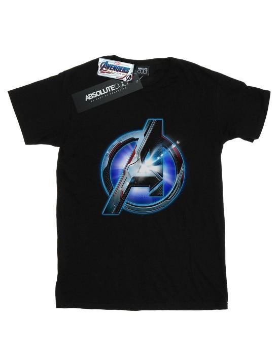 Marvel Boys Avengers Endgame gloeiend logo T-shirt