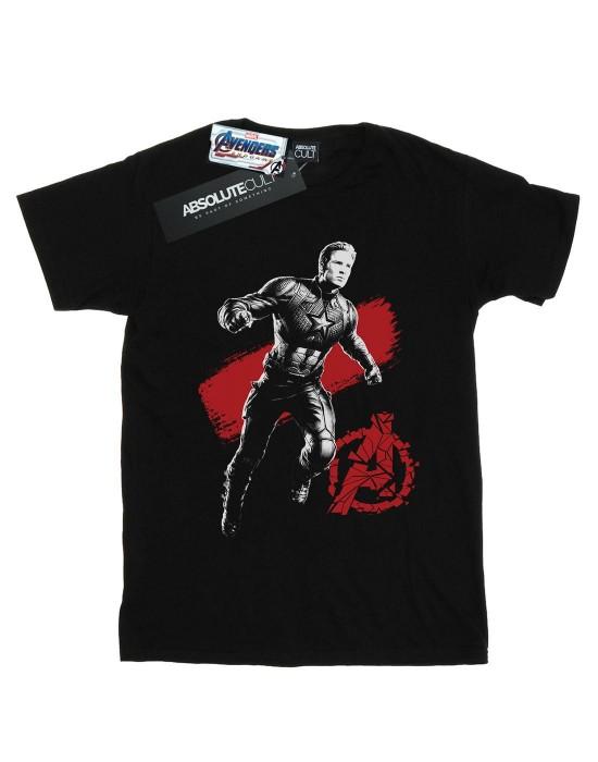 Marvel Boys Avengers Endgame Mono Captain America T-shirt