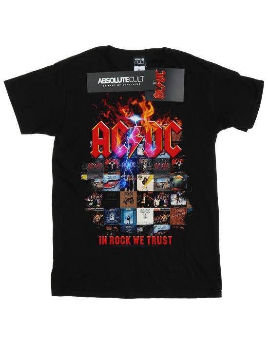 AC/DC Girls In Rock We Trust katoenen T-shirt met albumhoes