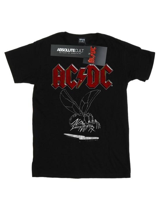 AC/DC meisjes vliegen op de muur 1985 katoenen T-shirt
