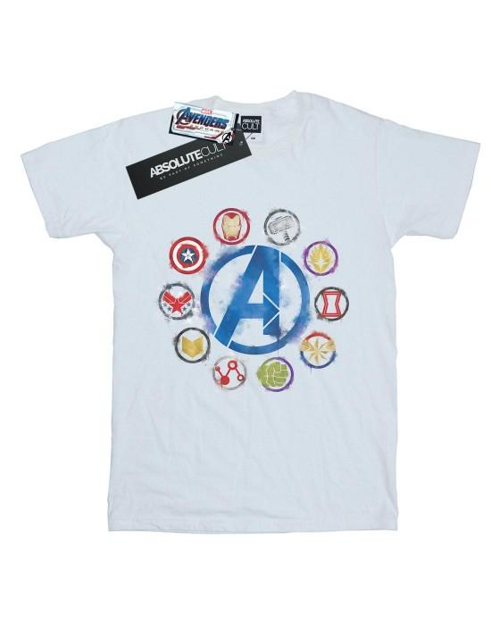 Marvel Boys Avengers Endgame geschilderde iconen T-shirt