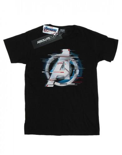 Marvel Girls Avengers Endgame Team Tech-logo katoenen T-shirt