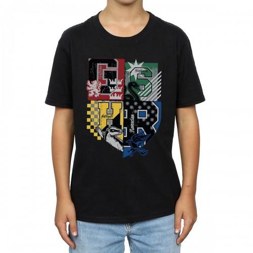 Harry Potter jongens Zweinstein huizen katoenen T-shirt