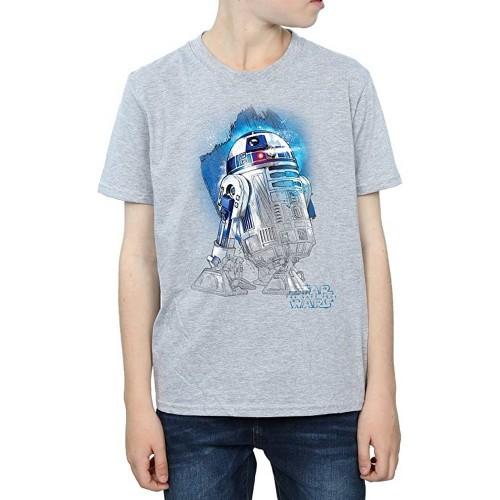 Pertemba FR - Apparel Star Wars: Het laatste Jedi Boys R2-D2 geborsteld T-shirt
