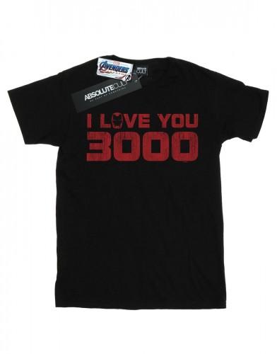 Marvel Girls Avengers Endgame I Love You 3000 Distressed katoenen T-shirt