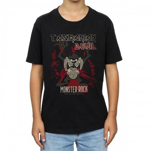 Looney Tunes jongens Monster Rock Tasmaanse duivel katoenen T-shirt
