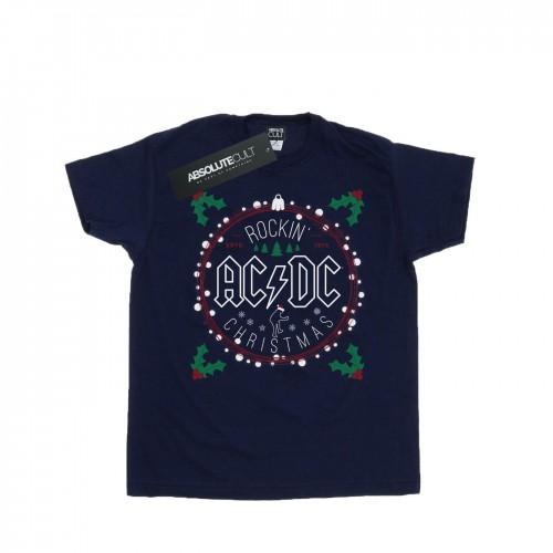 AC/DC jongens kerstcirkel T-shirt